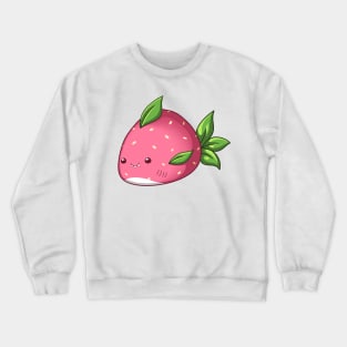 Strawberry Shark Crewneck Sweatshirt